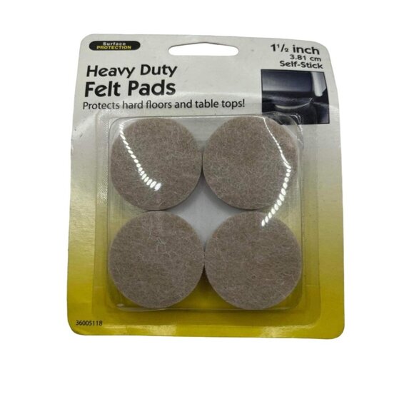 Lot of 3 Packs of Felt Pads 1" and 1 1/2" NIP - Picture 4 of 7
